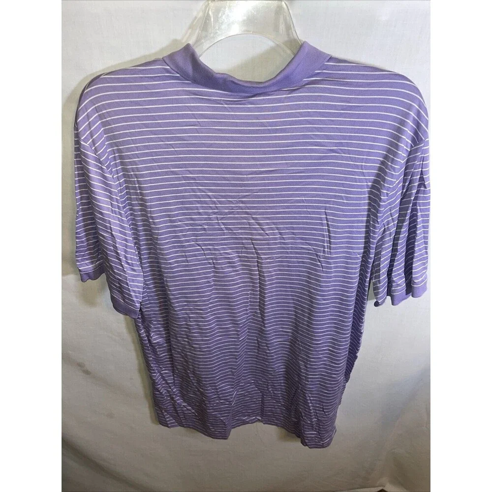 Polo Golf Ralph Lauren Men’s Polo Shirt Size XL Purple Striped Athleisure Tennis